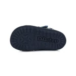 Kép 3/4 - D.D.step, "Barefoot" talpú, sötétkék, űrhajós átmeneti vászon gyerekcipő fiúknak.