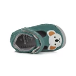 Kép 5/6 - D.D.step, "Barefoot" talpú, zöld, koala mintás tavaszi gyerek vászoncipő fiúknak.