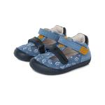 Kép 4/4 - D.D.step, "Barefoot" talpú, kék, dínó mintás, tavaszi gyerekcipő fiúknk.