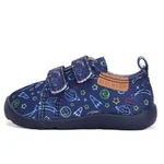 Kép 1/5 - D.D. Step "Barefoot", űrhajós fiú vászoncipő