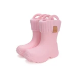 Kép 2/5 - D.D. Step, babarózsaszín lány gumicsizma 