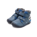 Kép 2/5 - Sötétkék, D.D. Step barefoot téli cipő fiúknak