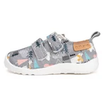 Kép 1/5 - Jegesmedvés barefoot vászoncipő kisfiúknak