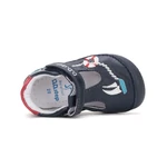 Kép 4/5 - Sötétkék, D.D. Step "Barefoot" tavaszi fiú cipő