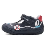 Kép 1/5 - Sötétkék, D.D. Step "Barefoot" tavaszi fiú cipő