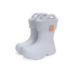 Kép 2/5 - D.D. Step, szürke fiú gumicsizma 