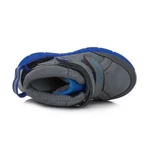 Kép 4/4 - D.D Step, vízálló, szürke-kék,téli bakancs fiúknak.