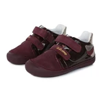 Kép 2/5 - "Barefoot", bordó, lakk betéttel díszített D.D.Step lány cipő