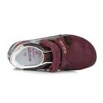 Kép 3/5 - "Barefoot", bordó, lakk betéttel díszített D.D.Step lány cipő