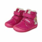 Kép 3/4 - "Barefoot", rózsaszín, őzikés D.D. Step téli lány cipő