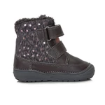 Kép 2/5 - Rózsaszín csillagos, bélelt d.d.step  cipő lányoknak