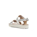 Kép 2/4 - Geox, ezüst színű, csillag mintás gyerek szandál  lányoknak.