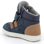 Kép 3/3 - Sötétkék-barna, vízálló Primigi téli fiú cipő