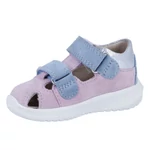 Kép 3/5 - Richter rózsaszín-kék, orrpántos lány szandál