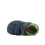 Kép 4/5 - Richter zöld-kék, orrpántos szandál fiúknak.