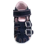 Kép 2/2 - Richter sötétkék, orrpántos szandál lányoknak.