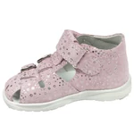 Kép 2/2 - Richter világos rózsaszín színű, orrpántos gyerek szandál lányoknak.