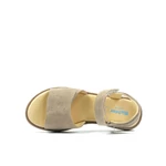 Kép 3/3 - Richter, barna színű, virág mintás gyerek szandál lányoknak