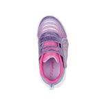 Kép 2/5 - Skechers, csillogós, villogó talpú sport cipő lányoknak.