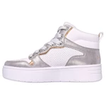 Kép 3/5 - Skechers, fehérarany színű, magas szárú cipő lányoknak.