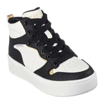 Kép 1/5 - Skechers, fekete fehér színű, magas szárú cipő lányoknak