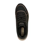 Kép 4/5 - Skechers, fekete-arany színű, memória habos sportcipő lányoknak.
