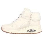 Kép 2/4 - Skechers, krém színű, memória habos, bélelt, téli cipő lányoknak.