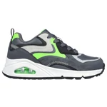 Kép 2/5 - Skechers, szürke-zöld színű, memória habos sportcipő fiúknak.