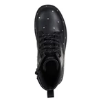 Kép 4/5 - Fekete vagány Skechers lány bakancs 