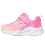 Kép 2/4 -  Barack-rózsaszín, villogó Skechers lány cipő