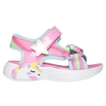 Kép 2/4 - Villogó, unikornisos lány Skechers szandál
