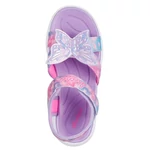 Kép 4/4 - Villogó pillangós, lány Skechers szandál