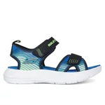 Kép 2/3 - Kék-zöld, Skechers szandál fiúknak