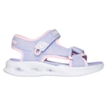 Kép 2/4 - Skechers, lila villogó lány szandál