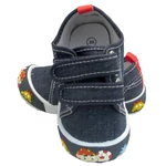 Kép 2/2 - Super Cool, sötétkék színű, két tépőzáras, gyerek vászoncipő fiúknak
