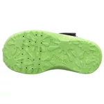 Kép 3/3 - Superfit kék és zöld színű, kukac mintával díszített gyerek vászoncipő fiúknak.