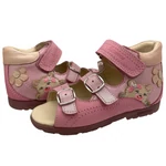 Kép 2/3 - Rózsaszín macis Szamos supinált szandál lányoknak