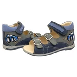 Kép 2/3 - Kék traktoros Szamos szandál fiúknak