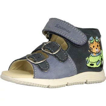 szandál,fiú,kék,mintás