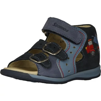 szandál,fiú,kék,mintás