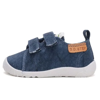 Sötétkék, D.D. Step "Barefoot" vászoncipő fiúknak