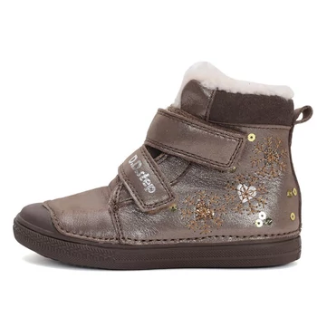 D.D. Step, bronz téli cipő lányoknak