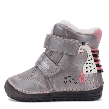 D.D. Step,téli cipő,bakancs,gyerek csizma,bőr,lány,