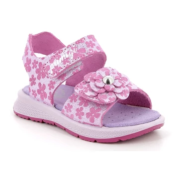 Primigi,rózsaszín virágos lány szandál