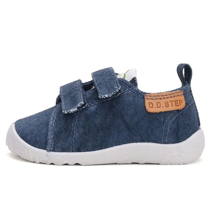 Sötétkék, D.D. Step "Barefoot" vászoncipő fiúknak