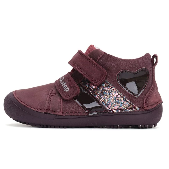D.D. Step "Barefoot", bordó lány cipő