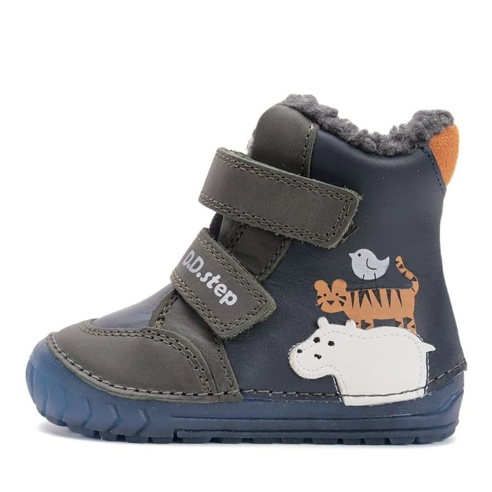 D.D. Step,téli cipő,bakancs,gyerek csizma,bőr,fiú,