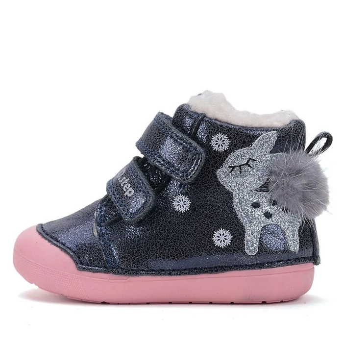 D.D. Step,téli cipő,bakancs,gyerek csizma,bőr,lány,