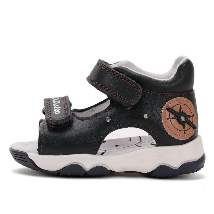 Sötétkék, villogó D.D. Step szandál fiúknak