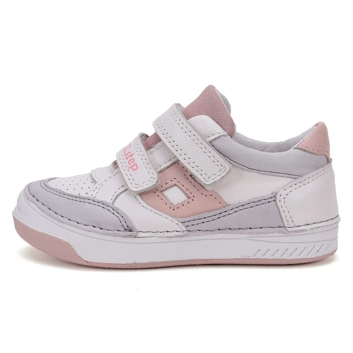 D.D. Step, fehér-szürke lány cipő